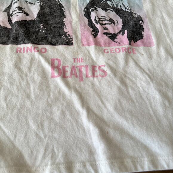 White Beatles Let It Be Shirt Size Large Womens - Picture 2 of 6